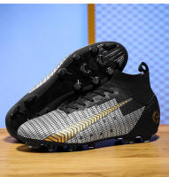 Zapatos de fútbol de entrenamiento para césped con uñas rotas largas y transpirables de caña alta para hombres y mujeres - details 17