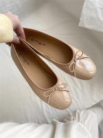 Nuevo francés de fondo plano de charol de un pedal versátil no cansado pie arco boca poco profunda zapatillas de ballet - details 20