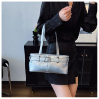 Bolso de las axilas de textura premium, bolso de hombro portátil informal versátil de estilo simple para viajar a la moda para mujer - details 30