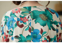 Vestido Vintage de Algodón de Manga Larga Talla Grande, Elegante y Suelto para Mujeres - details 71