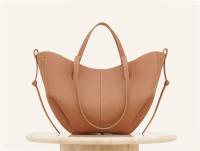 Bolso de mano de color sólido para mujeres, material de cuero de vaca, bolso de axila, moda - details 3