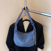 Bolso cruzado minimalista de gran capacidad para mujer, bolso pequeño de hombro para estudiante, bolso de dumplings versátil, nuevo estilo - details 37