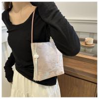 Bolso de hombro con bordado estampado, bolso de mano de estilo chino nuevo Floral de gran capacidad, bolso de mano, bolso de mano con flores para axilas para niñas - details 4