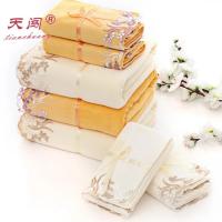 Juego de toallas de baño con bordado de bordes de encaje, juego de toallas absorbentes de microfibra, decoración de boda y baño, 3 unidades - details 1