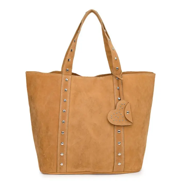 Bolso de mano con remaches para mujer, bolsa de hombro con diseño de nicho, a la moda, para otoño e invierno, 2024 - 1
