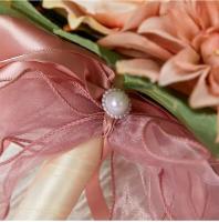 Venta al por mayor rosa blanco para decoración de boda novia flores artificiales ramo de flores rosa San Valentín - details 7