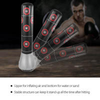 Inflatable Punching Bags Stand Sandbag Fitness Freestanding Boxing Target Bag Children and Adults Pressure Relief Body Building - details 3
