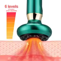 Masajeador eléctrico con ventosa al vacío, frascos de masaje adelgazantes con calor infrarrojo, anticelulitis, médico chino - details 3