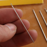 Agujas de Costura de Cuero con Punta Redonda y Agujas de Costura de Artesanía de 4 Tamaños 25 Piezas por Caja Hechas en Metal Normales y Peligrosas Suministros de Costura - details 3