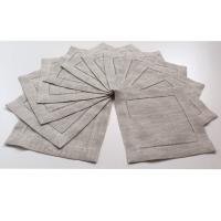 12 Piezas Servilleta de Cóctel de Lino Servilleta de Cóctel Servilletas de Bebidas para Cena Fiesta Tela de Algodón de Lino 8 "x 8" (20x20 cm) - details 2