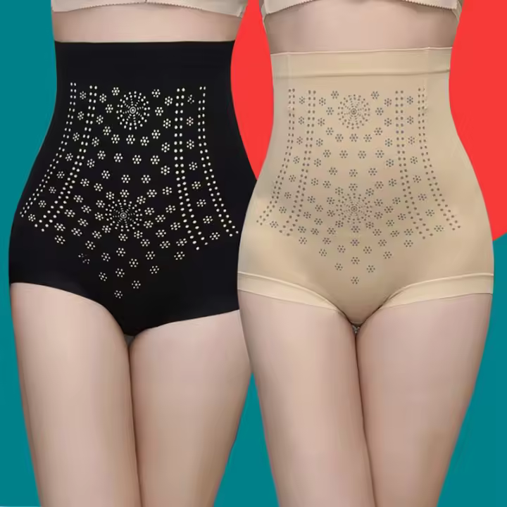 Bragas de cintura alta para mujer, corsé adelgazante, quema grasa, moldeador de cuerpo - 1