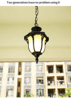 Luces Colgantes Vintage de Metal Phube Luz de Exterior con Cadena Ajustable de 100 Lúmenes - details 7
