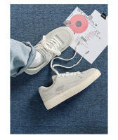 Zapatos deportivos transpirables de primavera para hombre, de estilo informal, con cordones, versátiles y de suela gruesa, de estilo sencillo, color blanco - details 22
