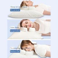 Almohada de lujo y cómoda para dormir para mujeres: reduce las arrugas, repara las mejillas, viene con una funda de tela, hipoalergénica, no requiere pilas. - details 3