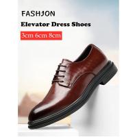 Zapatos de tacón para hombre Zapatos formales de lujo con altura de 3/6/8 cm - details 2