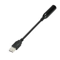 Micrófono de grabación USB portátil omnidireccional, 360 grados, adecuado para PC, portátil, ordenador de escritorio, negro - details 1