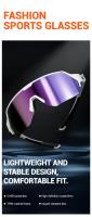 Kapvoe-gafas deportivas UV400 para hombre y mujer, lentes de sol para ciclismo, a la moda, para conducir, béisbol, 2025 - details 1