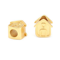 Pulseras de Brass Dorado Mate 4PCS Grande Agujero Abalorios para Hacer Joyas DIY - details 14