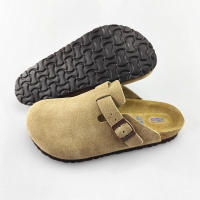 Zapatillas de Cuero Suave Antideslizante Zapatos de Playa para Hombres y Mujeres en Verano - details 9