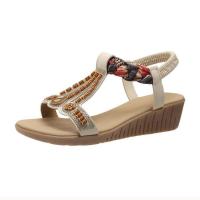 Sandalias de tacón alto con plataforma para mujer, zapatos de verano. - details 1