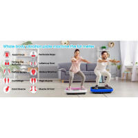 Hine de ejercicio Drenaje linfático Pérdida de peso, SoftGym Power 300-400 Lbs Capacidad Plataforma de entrenamiento para todo el cuerpo, Vibración Waver - details 1