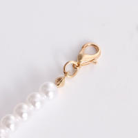 Collar de perlas redondo Popular para fotografía callejera, collar de perlas multicapa hecho a mano para mujer - details 9