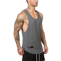 Camiseta deportiva de algodón sin mangas para hombre, chaleco de entrenamiento, ropa de gimnasio, Canotte, culturismo - details 5