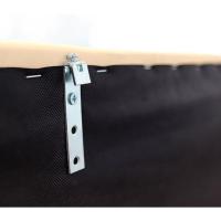Cabecero tapizado acolchado para dormitorio, modelo Tablet largo en tela antimanchas gris antracita y medidas 151 x 125 cm para camas de 135 o 150 cm. - details 84