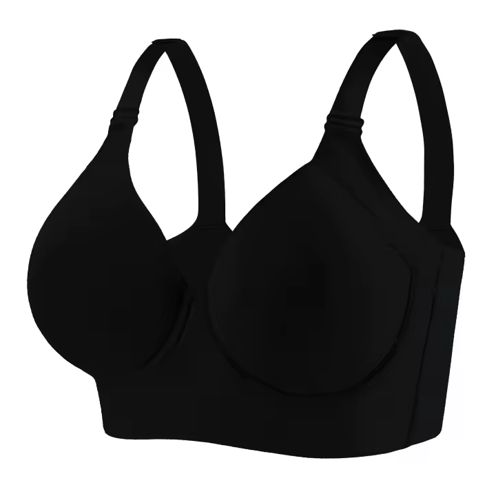 Sujetador liso sin costuras para mujer, ropa interior ligera, cómoda y transpirable, lavable a mano y a máquina - 1