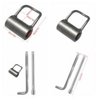 Llave de grifo de válvula Triangular para espacios pequeños, válvula de ángulo con barra de extensión, llave de baño, herramienta de plomería de ajuste - details 0