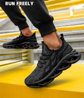 Zapatillas de correr para hombre, zapatos deportivos, tenis al aire libre, ligeros, amortiguadores, informales, a la moda - details 4