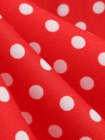 Vestido de fiesta Vintage elegante con hombros descubiertos, vestidos Midi de verano con lunares y volantes para mujer - details 29