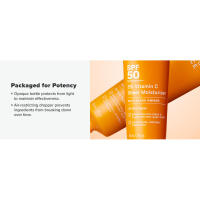 This SPF is packaged for potency with an opaque, air-restrictive tube for max formula protection.