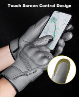 Guantes de Moto Inviernal Impermeables Guantes de Cuero de Cabra Auténticos para Hombres y Mujeres - details 5