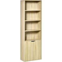 Estantería de Libros con 4 Compartimentos Abiertos Blanco 80 kg de Carga Tamaño 59x29x180 cm - details 9