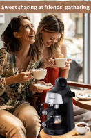 Máquina de café expreso doméstica multifuncional profesional 2 en 1, cafetera semiautomática con espuma de leche - details 5