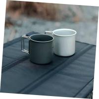 Vasos creativos para beber, taza de agua plegable para exteriores, para viajar a pie, de aleación de aluminio, taza de agua creativa de Corea del Sur - details 2