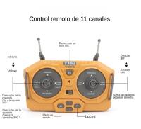 Excavadora RC de Aleación con 11 Canales y Carga para Niños, Vehículo de Construcción, Juguete - details 8