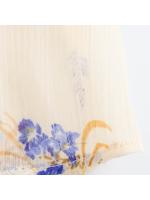 Camisa Elegante Translúcida Con Estampado De Flores Simple Para Mujer - details 7