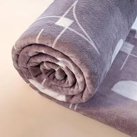 Manta de Lana de Estilo Geométrico en Blanco para Colchones y Sofá Reacciona con Impresión Gráfica Ideal para Cama Individual/Reina/Rey - details 22