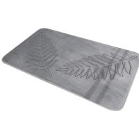 Alfombras de baño de espuma viscoelástica, alfombrilla de baño de hojas, antideslizante, absorbente de agua fuerte, microfibra, absorbente de agua, C - details 0