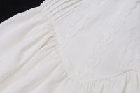 BUNO Mini vestido plisado estético para mujer, elegante Y2K, blanco, sin mangas, cuello cuadrado, con cordones y hombros descubiertos, vestidos de fiesta de primavera - details 14