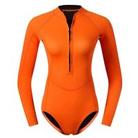 Mujer Diver 2mm neopreno equipo de buceo rosa Bikini de manga larga traje de baño coreano surf traje de baño Snorkeg - details 8
