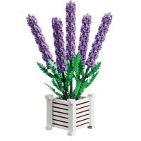 Ramo de flores de Cymbidium Faberi Bonsai, planta en maceta, decoración del hogar, bloques de construcción, juguetes para niños - details 20