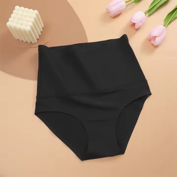 Ropa moldeadora sin costuras para mujer, bragas de tiro alto, ropa interior Sexy de seda Ultra transpirable, corsé adelgazante para levantar glúteos, pantalones elásticos - 1