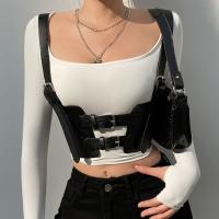 Corset Punk de Cuero Chaleco Gótico para Mujer Diadema de Cintura Casual - details 6