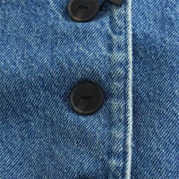 BUNO-Chaleco vaquero con cuello en V para mujer, prenda de vestir de estilo francés, sencillo, con clip en la espalda y corazón - details 4