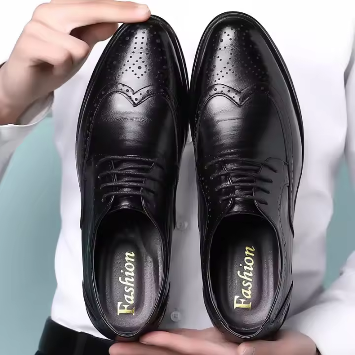 Oxford aeic lther, clásico formal para hombre. - 1