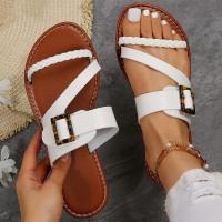Zapatillas de verano estampadas para mujer, zapatos planos - details 4