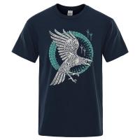 Camiseta de Manga Corta para Hombre, Ropa Informal con Estampado de Leyenda Vikinga Ragnar, Marca, Estilo Hiphop, Verano 2022 - details 7